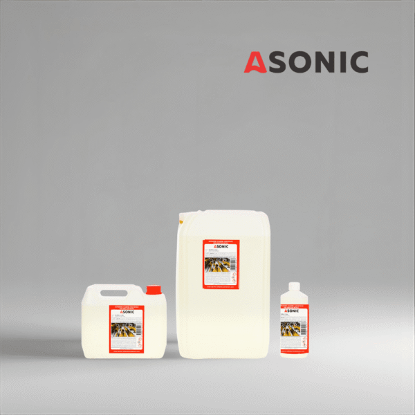 ASONIC AS-SENS detergente sensibile agli ultrasuoni, soluzione sicura per la pulizia di strumenti, ottiche e dispositivi medici fragili.