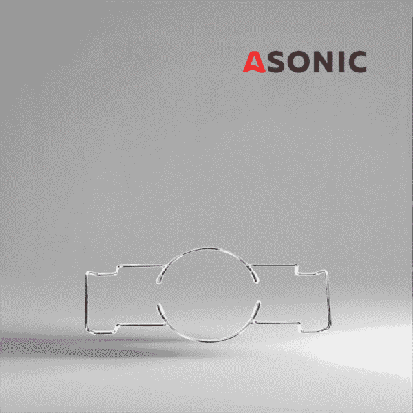 ASONIC porta becher da laboratorio 2-3L, accessorio compatto per la pulizia a ultrasuoni per un uso sicuro ed efficiente nei laboratori