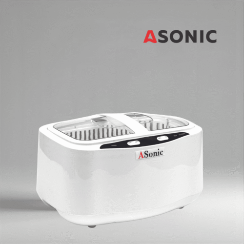 ASONIC HOME-2500 pulitore a ultrasuoni, unità di grande capacità per gioielli, strumenti, occhiali e accessori per la casa.