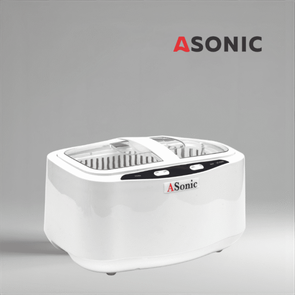 ASONIC HOME-2500 pulitore a ultrasuoni, unità di grande capacità per gioielli, strumenti, occhiali e accessori per la casa.