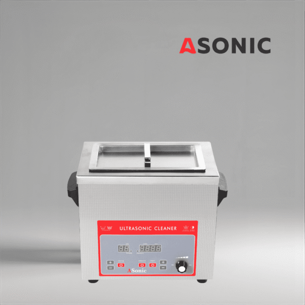 ASONIC IND-40 vasca a ultrasuoni professionale, portatile e affidabile per le attività quotidiane di pulizia di precisione.