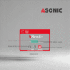 ASONIC PRO-08 pulitore a ultrasuoni, piccola unità a 40kHz per gioielli, monete e accessori domestici.
