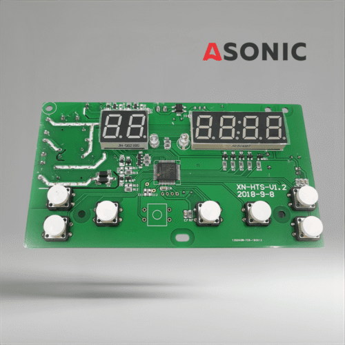 ASONIC PROmodel display PCB con funzione di degasaggio, scheda di controllo sostitutiva avanzata per macchine per la pulizia a ultrasuoni