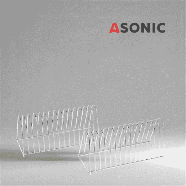 Accessorio ASONIC Vinyl Hold-15, supporto durevole per pulire fino a 15 dischi in vinile in modo sicuro nei pulitori a ultrasuoni.