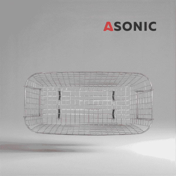 Cestello in acciaio inox ASONIC PRO-30 BASKET-3 per il pulitore a ultrasuoni PRO-30
