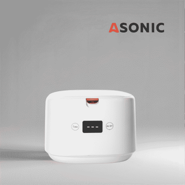 ASONIC HOME-dent pulitore a ultrasuoni per strumenti dentali, gioielli e piccoli accessori, compatto ed efficiente.