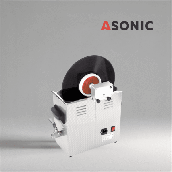 ASONIC Vinyl Cleaner-02 detergente a ultrasuoni, ripristina la chiarezza e rimuove il rumore da 2 LP.