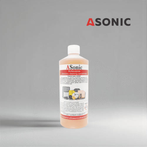 ASONIC AS-MLP-1 detergente multiuso a ultrasuoni, concentrato da 1L per applicazioni di pulizia quotidiana sicure ed efficaci